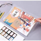 Transparent Paper Sticker Book Cover Set of 30 Pcs, 3 Sizes Book Cover